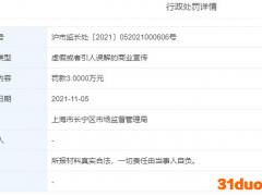 易买得违法被罚3万 虚假宣传"低脂"金枪鱼商品