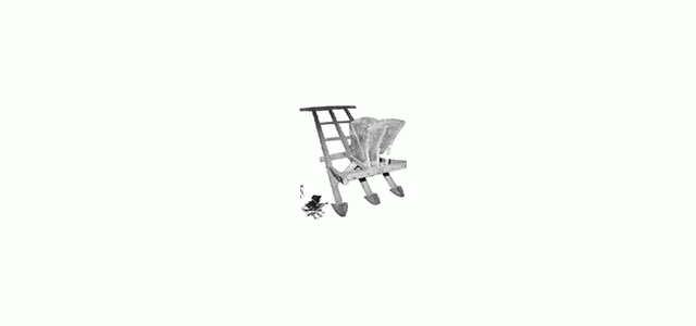下图这种工具的名称、出现时间和用途是 [ ]A、耦犁、汉朝、松土工具 B、耧车、汉朝、播种工具 C、曲辕犁、唐朝、松