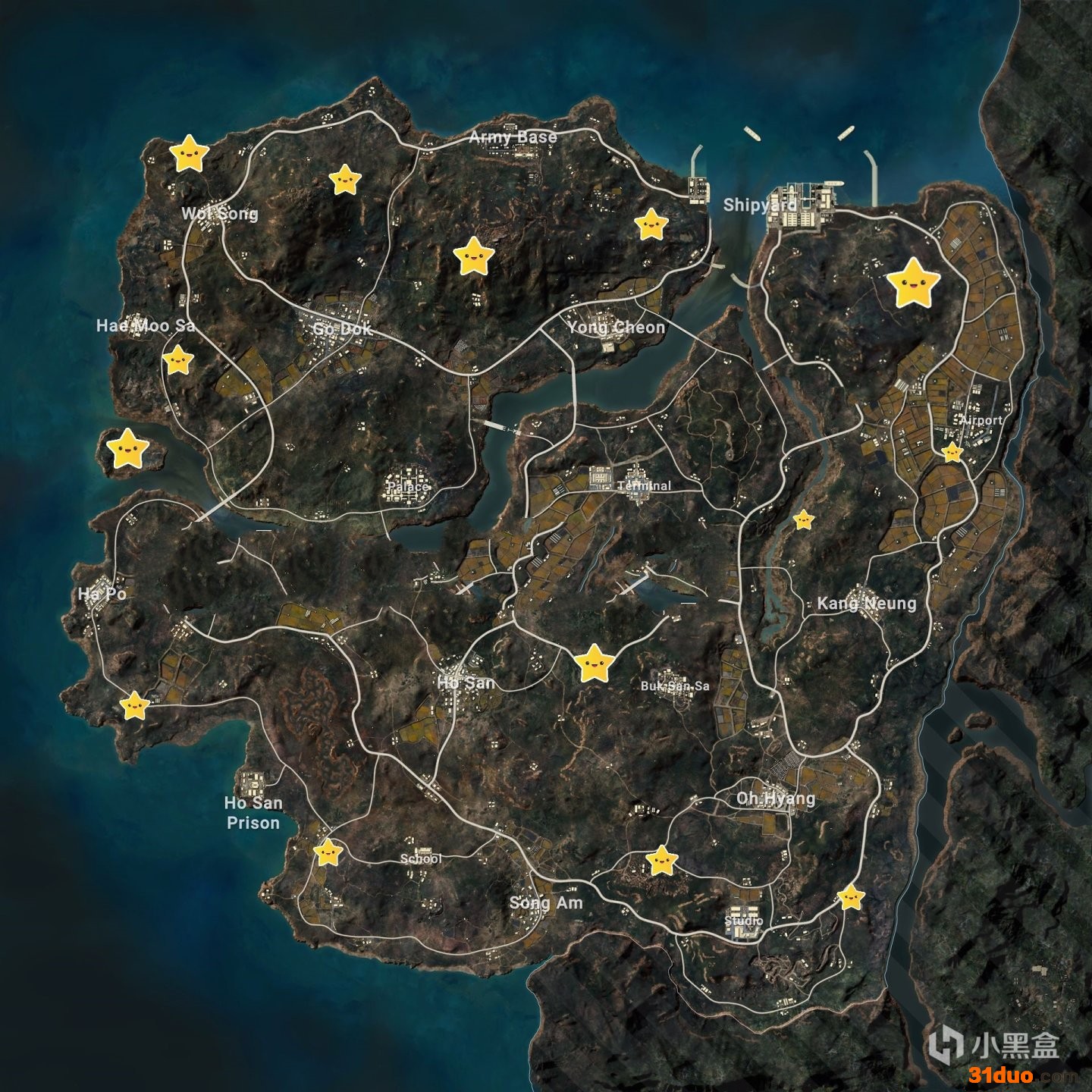 绝地求生泰戈地图密室位置汇总 游迅网www.yxdown.com