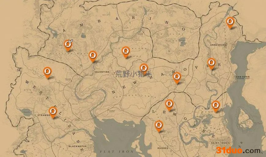 荒野大镖客2 8月6日每日任务指南 游迅网www.yxdown.com