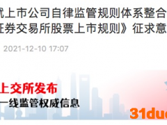 避免“口袋规则”！新设“中介机构”“公司治理”两大专章 沪深交易所修订股票上市规则 整合上市公司自律监管体系