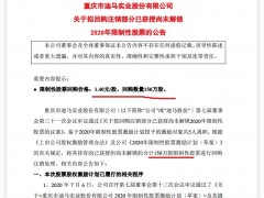 迪马股份：因5名激励对象离职 公司回购并注销150万股限制性股票