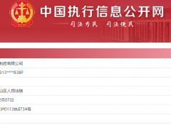 景峰医药全资子公司新增被执行人信息 执行标的8万元