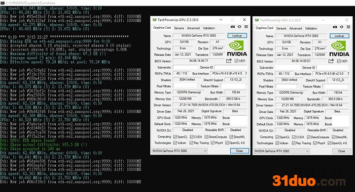 RTX3060官方470.05版本驱动意外破解挖矿限制,但仅限单卡