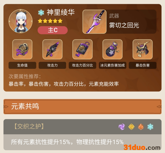 原神2.0雷主培养思路参考 游迅网www.yxdown.com
