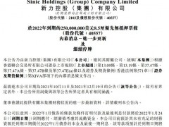 新力控股继续停牌！或发生2022年1月债券违约事件