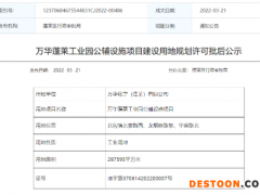一期总投资超400亿！万华化学两大园区加速推进！