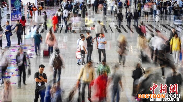 广交会是中国对外开放的重要窗口，图为广交会资料图 陈骥旻 摄