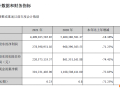 亿帆医药2021年净利润同比下降逾七成 与另一上市药企普洛药业合作出现分歧