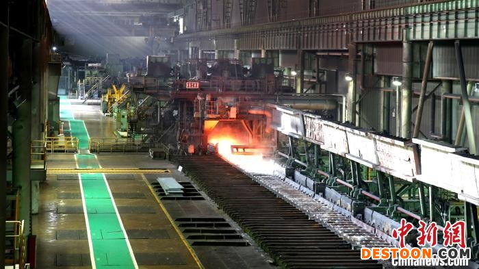 宝钢股份无人产线稳定运行 宝钢股份 供图