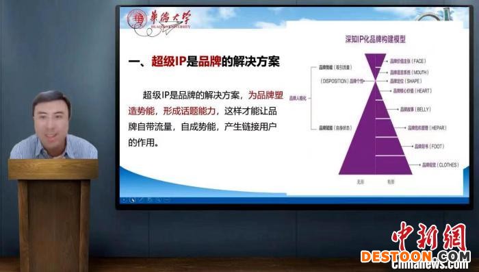 图为第四届国际创意管理专委会年会首席专家、华侨大学工商管理学院教授杨洪涛发言。 华侨大学供图