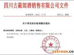 青花郎飘了：出厂价超茅五泸 或为教育消费者买单的组合拳