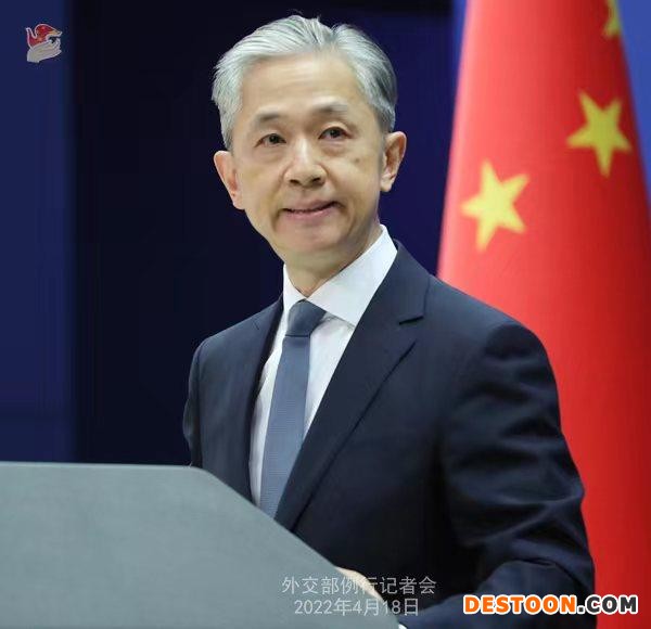 外交部发言人汪文斌。薛伟 摄