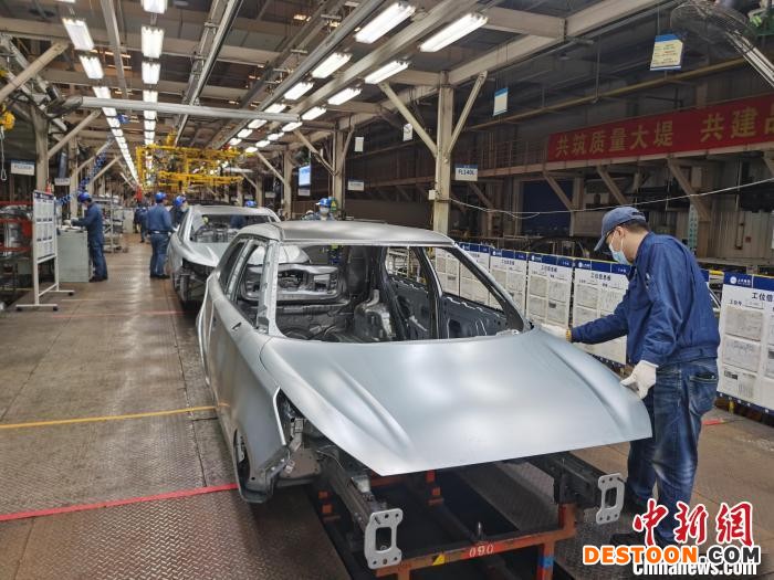 上汽集团工厂复工复产 上汽集团供图