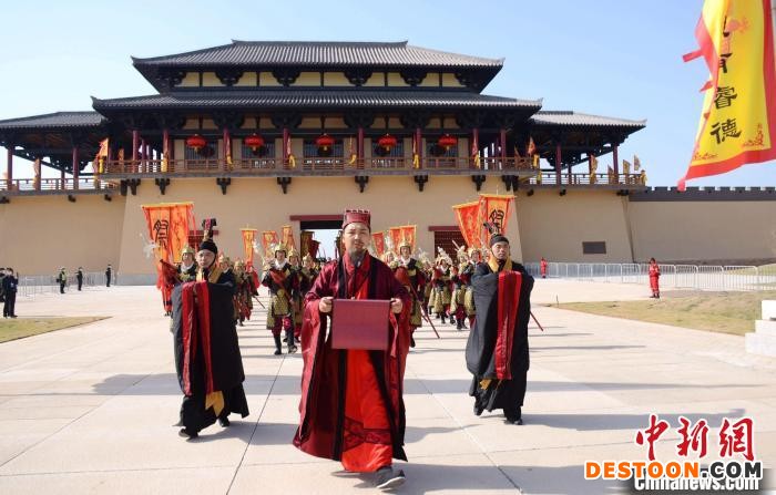 2022·壬寅年谷雨祭祀仓颉典礼在陕西白水县举行。 安娜 摄