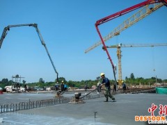 时速350公里的成都至自贡高速铁路成都段建设稳步推进