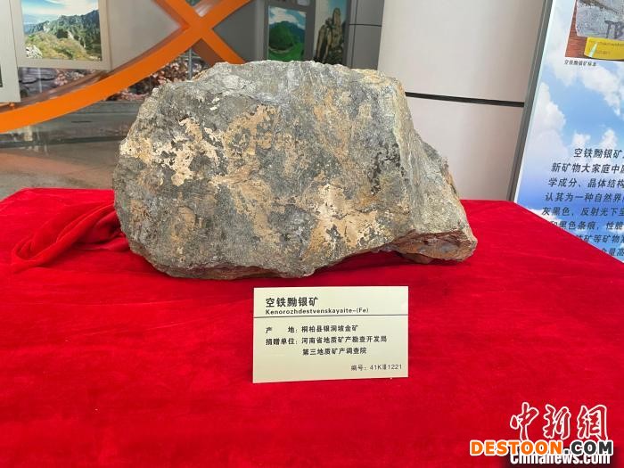 图为空铁黝银矿矿物标本。 宋云慧 摄