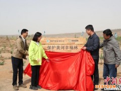 “保护黄河幸福林”生态修复项目在宁夏中卫启动