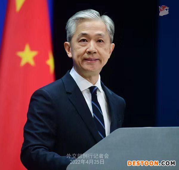 外交部发言人汪文斌。薛伟 摄