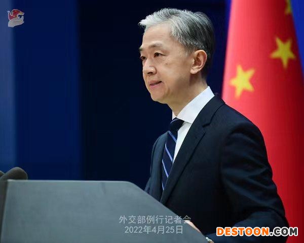 外交部发言人汪文斌。薛伟 摄