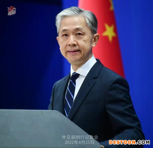 外交部发言人汪文斌。薛伟 摄