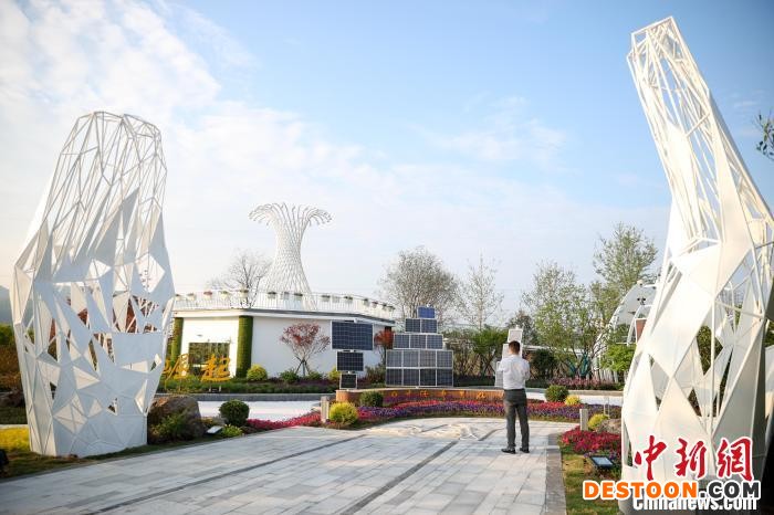 图为湖北荆门园博园高新·掇刀园 张畅 摄