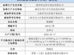上海市场监管局：这一公司生产的酱猪蹄不合格