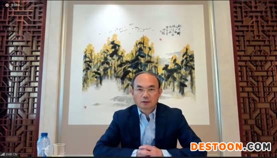 中国驻比利时大使曹忠明应邀出席会议并讲话。 比利时卢森堡中资企业协会供图