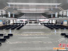 安九高铁庐山站西站房投入使用