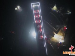 杭温铁路首座跨高铁连续梁完成转体