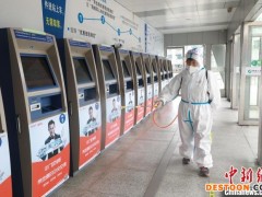 江西南昌火车站做好消杀力保“五一”假期安全运输