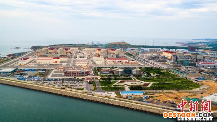 图为辽宁红沿河核电站。 辽宁红沿河核电站供图