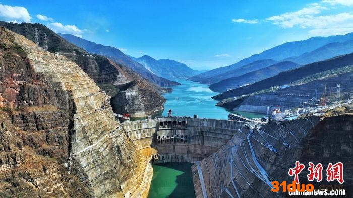 白鹤滩水电站(资料图) 周星亮 摄