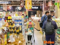 上海松江多家大型超市卖场恢复线下营业