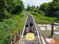 台湾新竹苗栗自行车道打通 一路顺骑风光旖旎