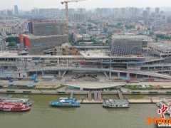 广东省重点文化工程“三馆合一”项目主体结构封顶