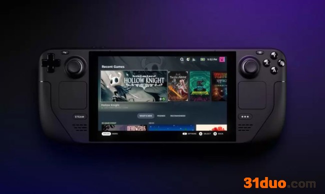 Steam新一周销量榜 Steam Deck四连冠