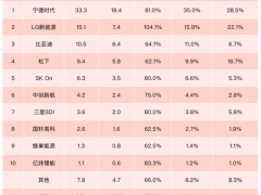 Q1全球动力电池榜：宁德时代一骑绝尘夺冠