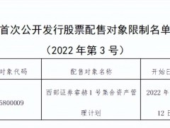 中证协出手！“960元”天价打新违规，西部证券被暂列“黑名单”