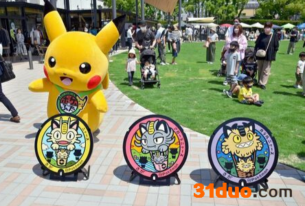 最新《精灵宝可梦》联动井盖 样式唯一总数已达253