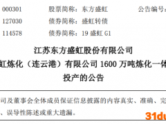 盛虹投产！炼化巨头的绿色转型