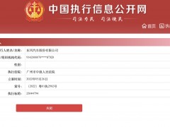东风汽车等三公司被强制执行2304万