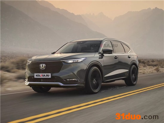 采用全新设计风格 本田Pilot渲染图曝光