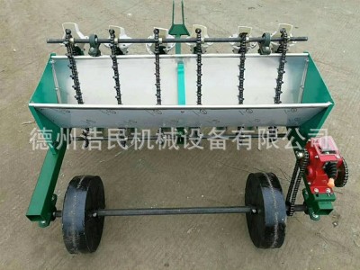 浩民机械定制大蒜播种机 定制生产4行大蒜种植机械 中原地区大蒜播种