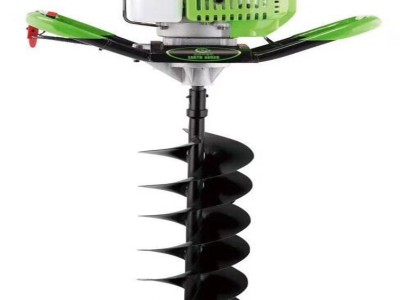 果树施肥快速打洞机 大功率汽油二冲程挖坑机 手拉启动二冲程汽油打坑机 植树苗挖坑机