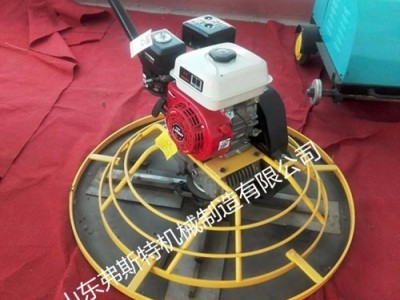 年后生意旺就用弗斯特手扶式水泥找平机手扶式路面抹光机1米盘抹平机