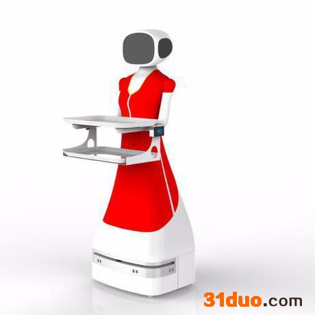 送餐机器人带旺生意，老板叹息数钱太累，还要再引进四台！