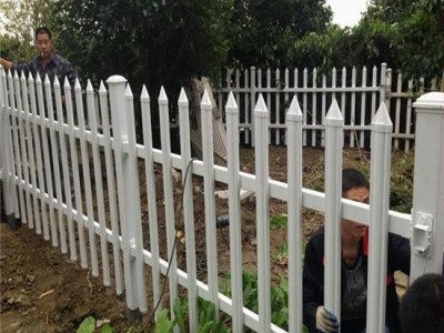 苗木培育基地围栏 花卉园艺PVC围栏 生态采摘园装饰护栏 塑钢护栏