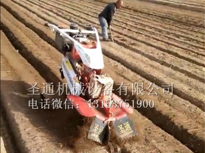 农用小型开沟机 大棚换茬开沟起垄机 苗圃花卉移栽开沟机