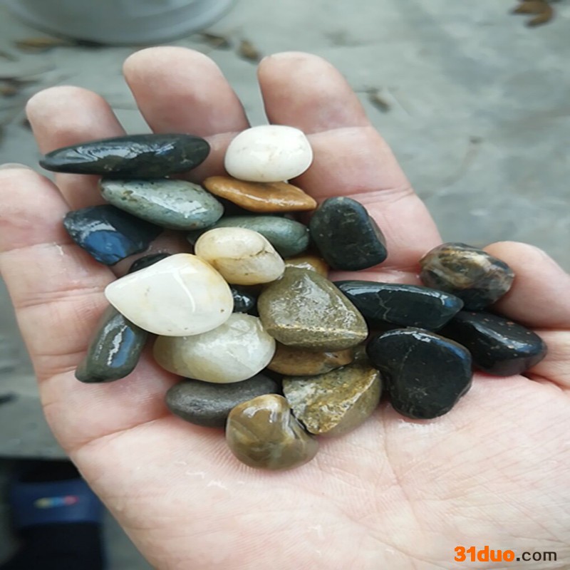 水处理垫层鹅卵石滤料 花卉园林造景鹅卵石